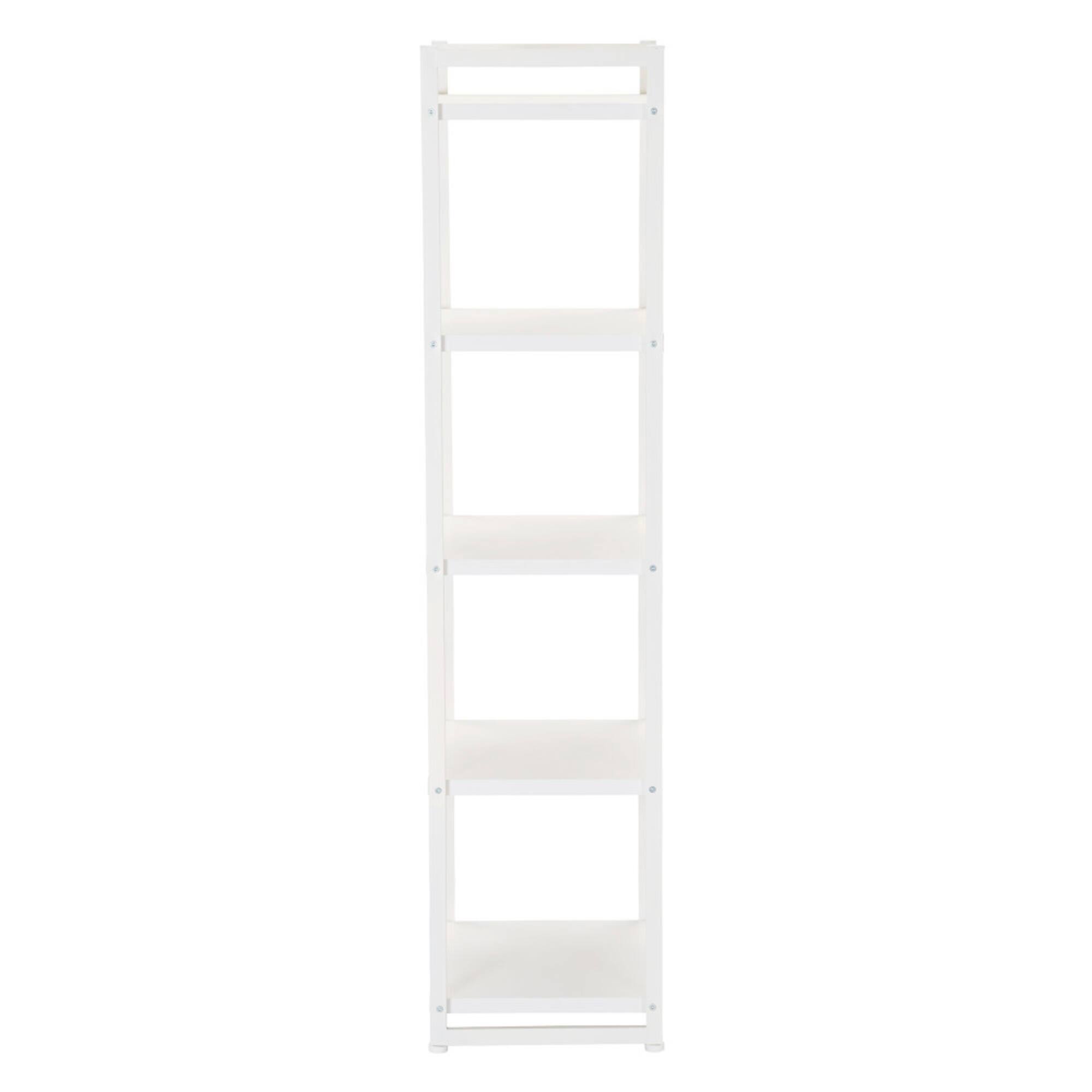 Household Essentials Jamestown 59" 5-Shelf Narrow Bookshelf